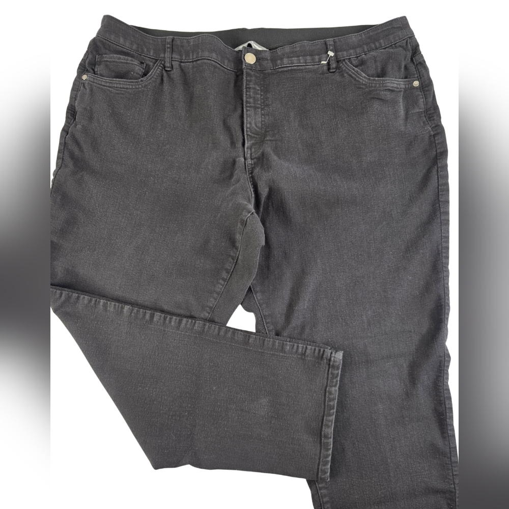 CJ Banks 24W Signature Slimming Black Pants 3329-J